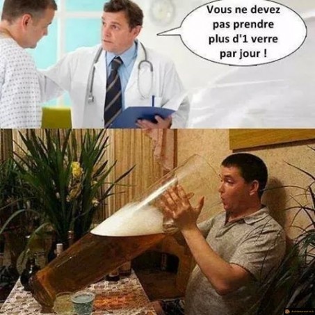 1 verre par jour max