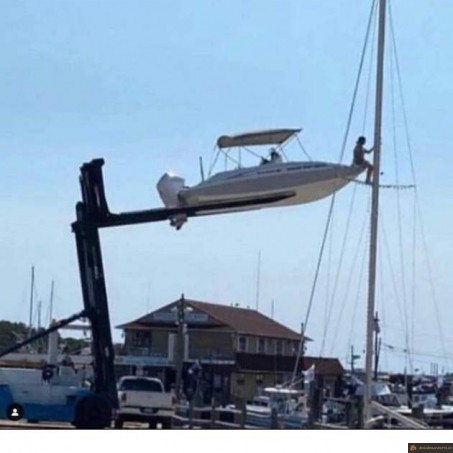 Accéder au mat de son bateau