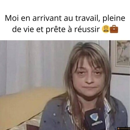 Arrivée au travail le matin
