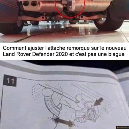 Attache remorque Land Rover