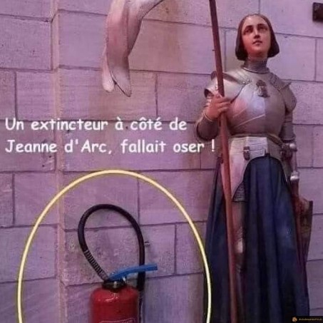 Au cas où elle reprenne feu