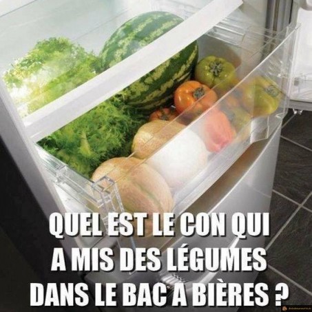 Bac à bières ou légumes?