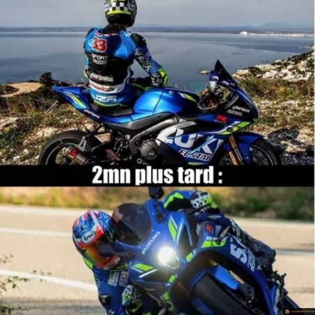 Ballade tranquille à moto