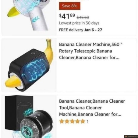 Banana cleaner