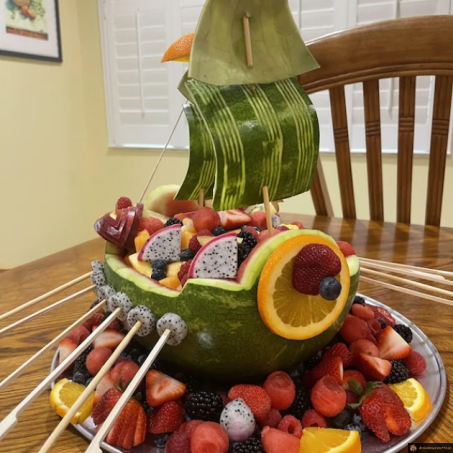 Bateau de fruits