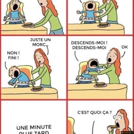 Bébé a faim