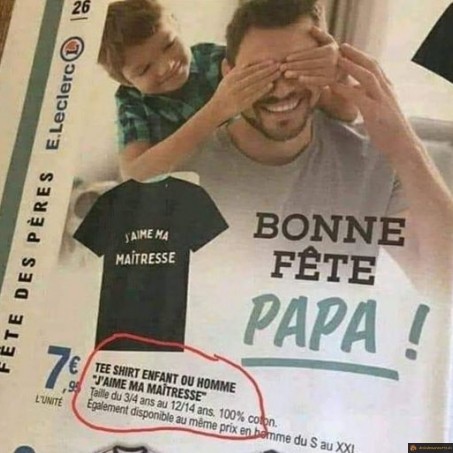Bonne fête papa fail