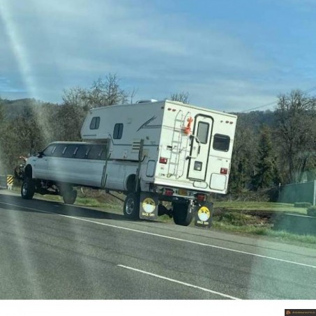 Camper en limousine
