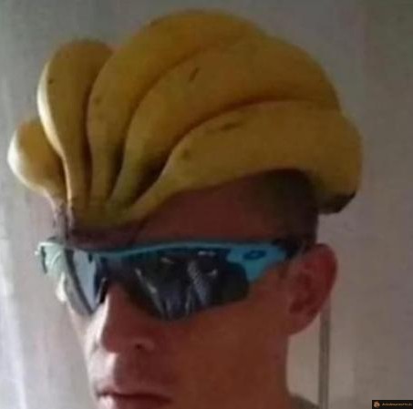 Casque vélo banane