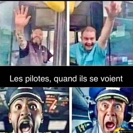 Chauffeurs de bus vs pilote avion