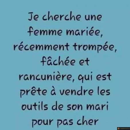 Cherche femme mariée