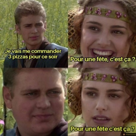 Commander 3 pizzas