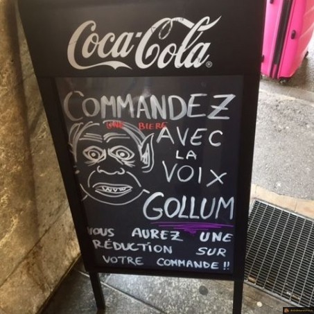 Commandez avec la voix de Gollum