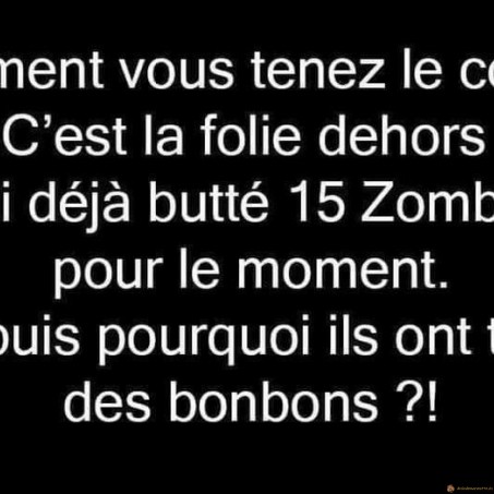 Comment vous tenez le coup pour halloween?