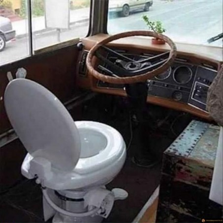 Conduire au wc, un rêve