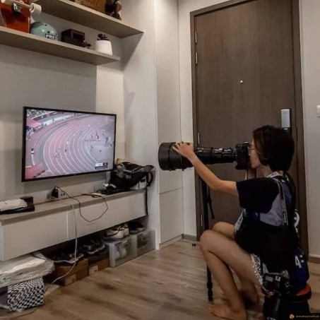 Confinement des photographes sportifs