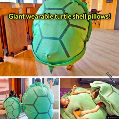 Coussin tortue géant