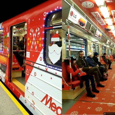 Décoration de métro