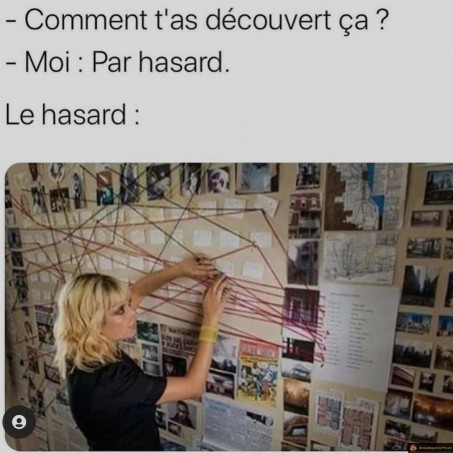 Découverte par hasard