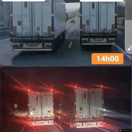 Dépassement camion