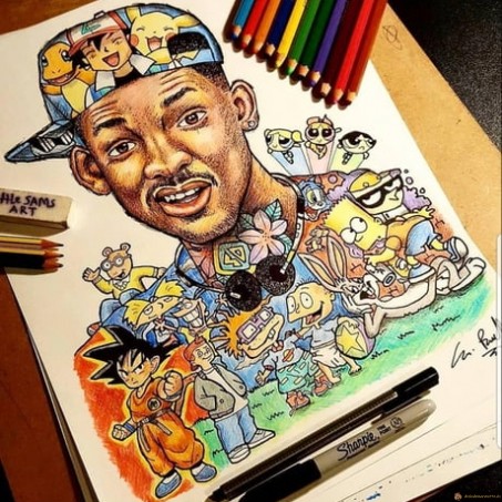 Dessin de Will Smith