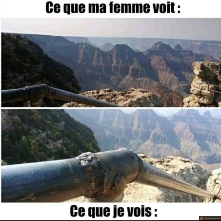 Différence de vision entre femme et homme