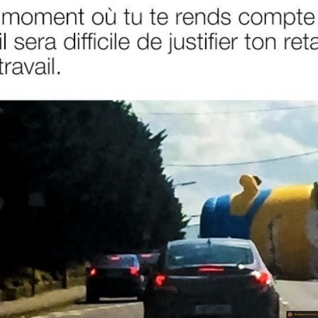 Difficile de justifier le retard au boulot