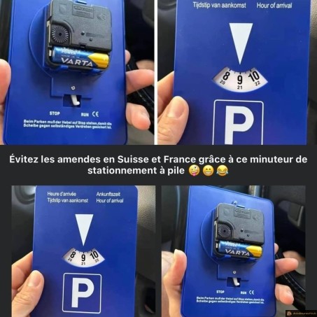 Disque parking astuce anti-amende