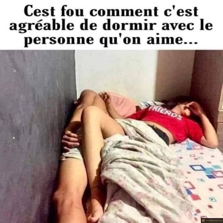 Dormir avec la personne qu'on aime