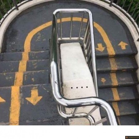 Escaliers bouchon