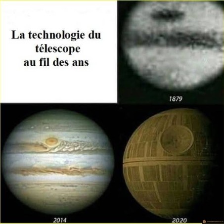 Evolution du téléscope