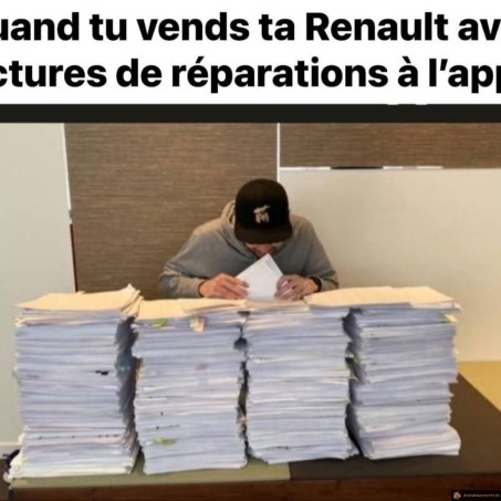Factures de réparation Renault
