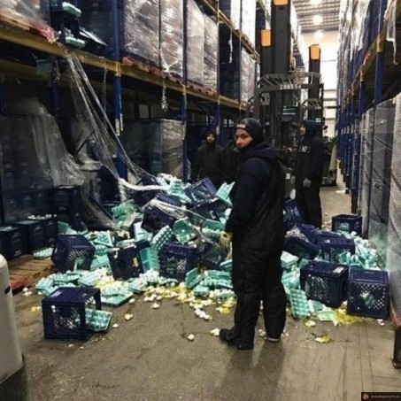 Fail dans une entreprise d'oeuf