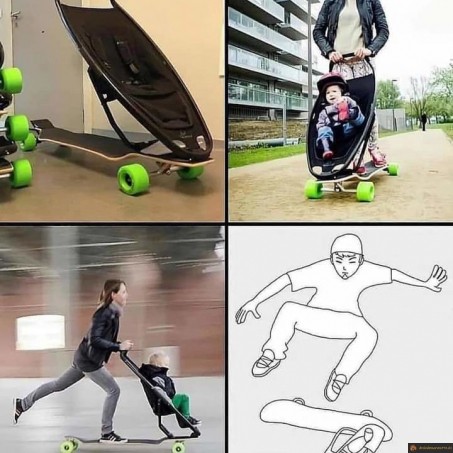 Faire des tricks avec bébé