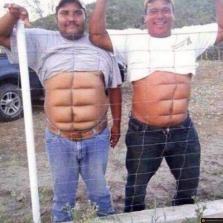 Faux abdos