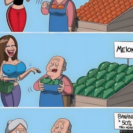 Fruits et clientes