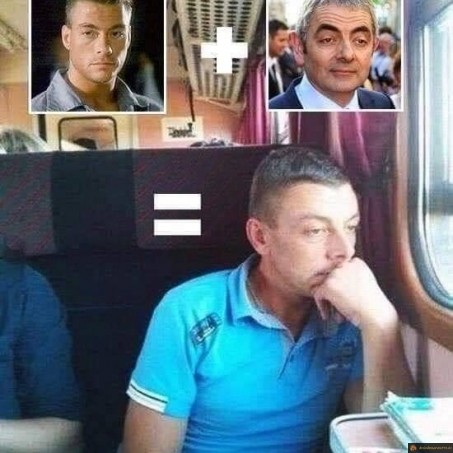 fusion entre Mr Bean et Van Damme