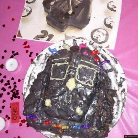 Gateau dark vador