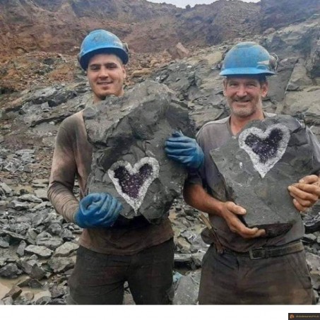 Geode coeur
