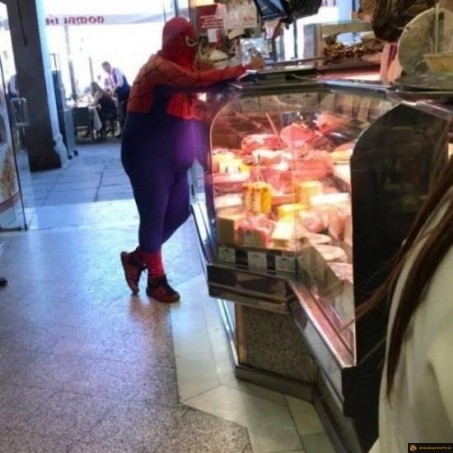 Il a grossi spiderman