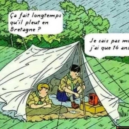 Il pleut en bretagne