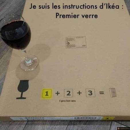 Instruction Ikea: 1ere étape