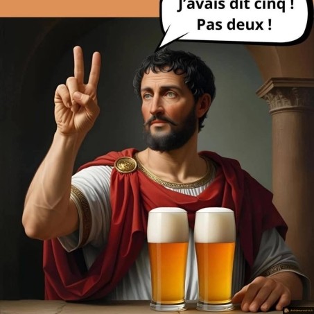 J'avais dit cinq, pas deux