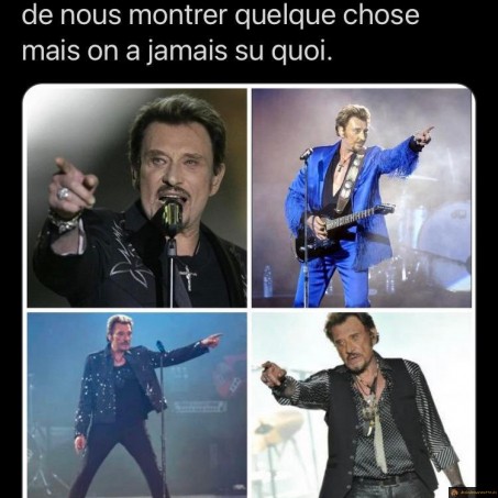 Johnny l'a montré pendant 50 ans