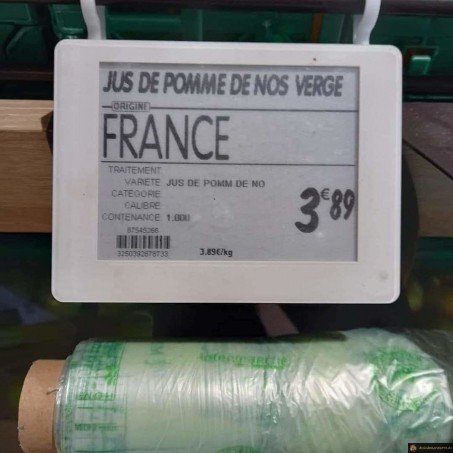 Jus de pomme de nos verge