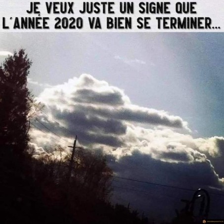 Juste un signe pour finir 2020
