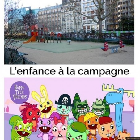 L'enfance ville vs campagne