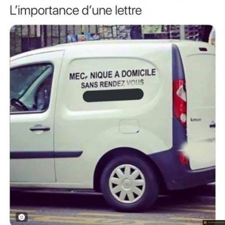 L'importance d'une lettre