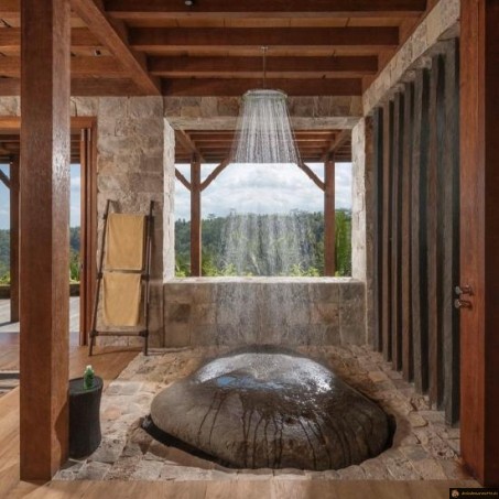 La douche glissante