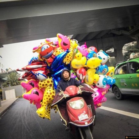 La-haut en scooter?